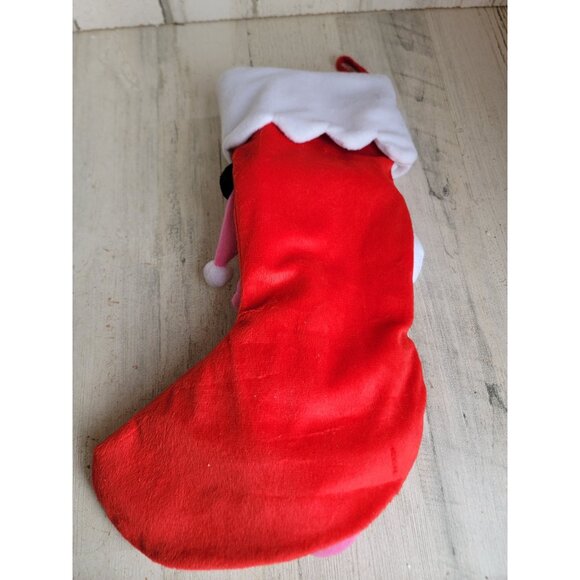 Vintage AS IS Merry Xmas Minnie mouse Disney stocking decor - Picture 6 of 6